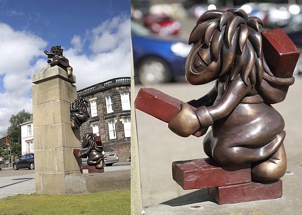 Скульптуры леммингов от DMA Design открыты в городе Данди (Шотландия)