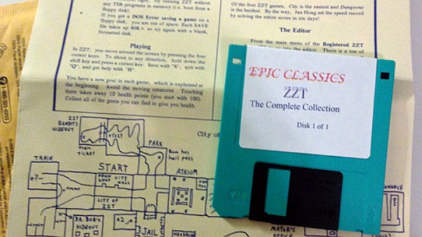 ZZT: Последняя лицензионная копия (дискета) игры