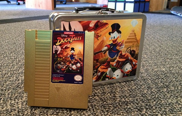 Золотой картридж Nintendo NES игры «DuckTales Remastered»