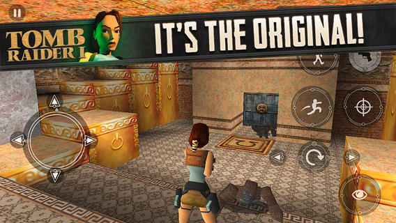 Оригинальная версия Tomb Raider на iOS